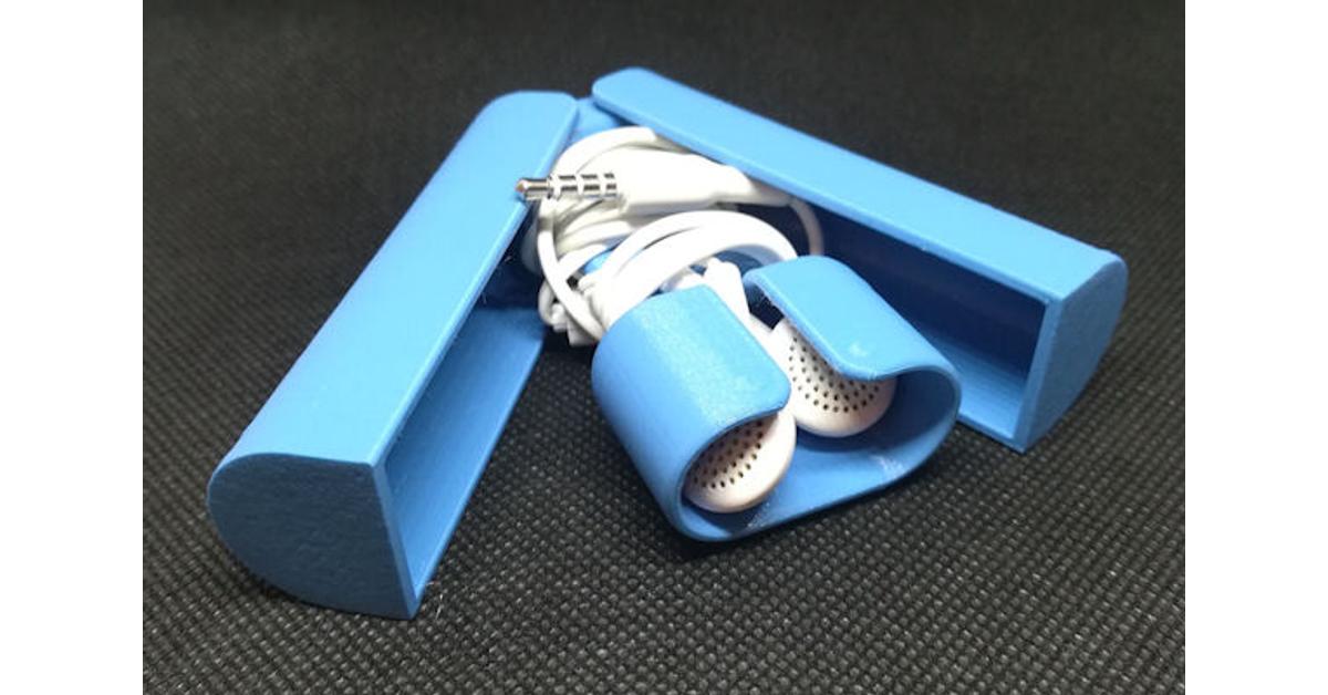 Custom 3D Printed Earbud Holders Manubim